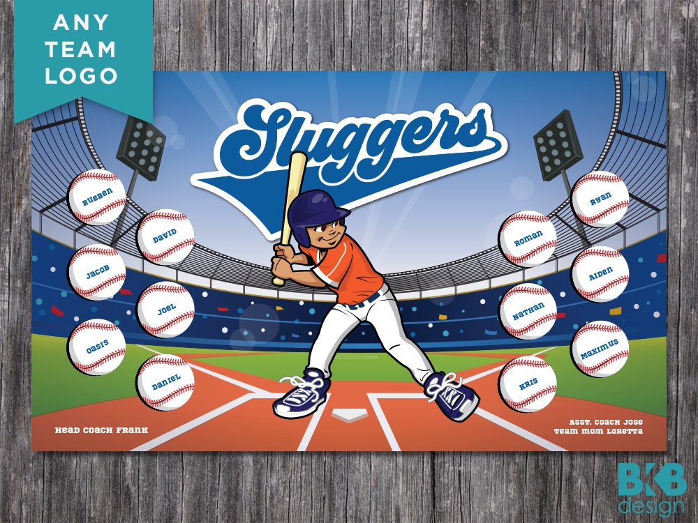 custom baseball team banners